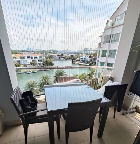 The Berth by the Cove, 210 Ocean Drive, 3 Bedrooms, 1,658 sqft, Condominium For Rent, by Daniel Leong, 500189284 - Balcony - PropertyGuru.com.sg