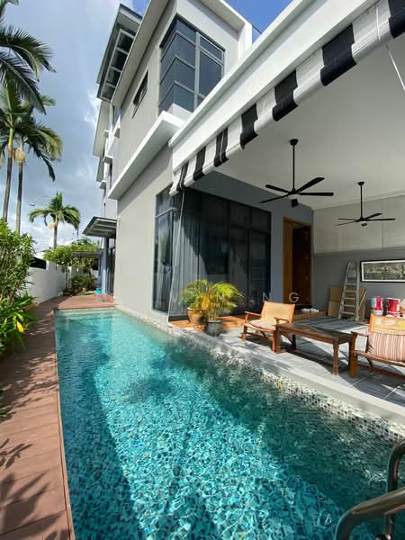 ⭐Seletar Estate✅Rare, 2.5storey, 2-Sides, Corner Terrace with Pool, NO West Sun | Pool | 2 Cars | Amenities, 4 Bedrooms, 3,800 sqft, Corner Terrace For Sale, by Melvin Ng, 500189307 - Exterior - PropertyGuru.com.sg