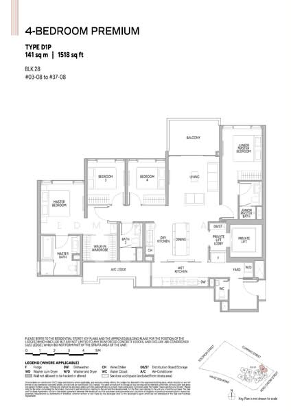 Union Square Residences, 28 Havelock Road,, 4 Bedrooms, 1,518 sqft, Condominium For Sale, by Edmund Tan, 500189372 - PropertyGuru.com.sg