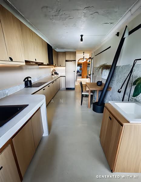 718 Bedok Reservoir Road, 718 Bedok Reservoir Road, 3 Bedrooms, 1,119 sqft, HDB Flat For Sale, by Dan Yeo, 500189376 - Kitchen - PropertyGuru.com.sg