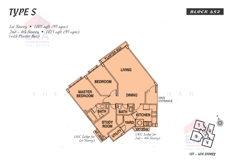 Palmwoods, 450 Upper Changi Road, 3 Bedrooms, 1,001 sqft, Condominium For Rent, by Sheela Ferozkhan, 500189378 - PropertyGuru.com.sg