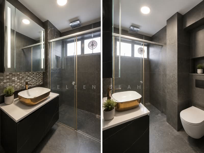 717 Bedok Reservoir Road, 717 Bedok Reservoir Road, 4 Bedrooms, 1,507 sqft, HDB Flat For Sale, by Eleen Seah, 500189389 - Ensuite Bathroom - PropertyGuru.com.sg
