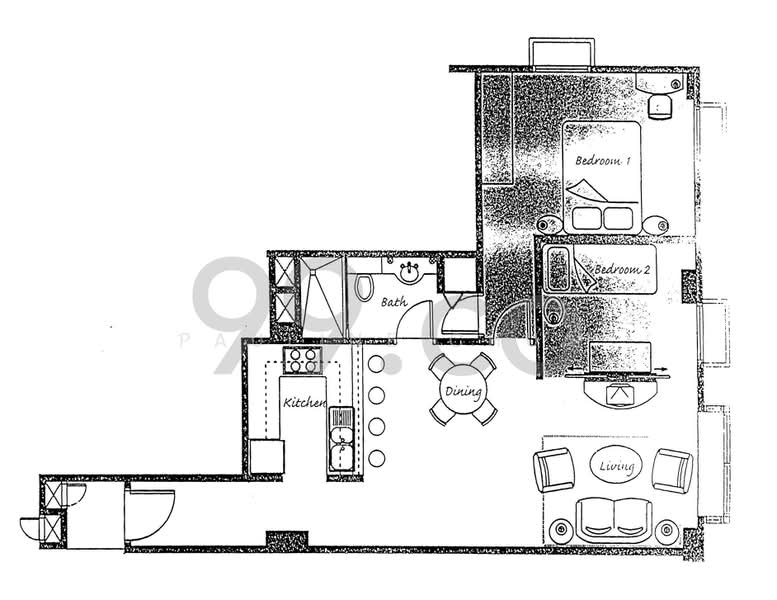 Craig Place, , 2 Bedrooms, 732 sqft, Apartment For Sale, by Pauline Chua, 500189398 - PropertyGuru.com.sg