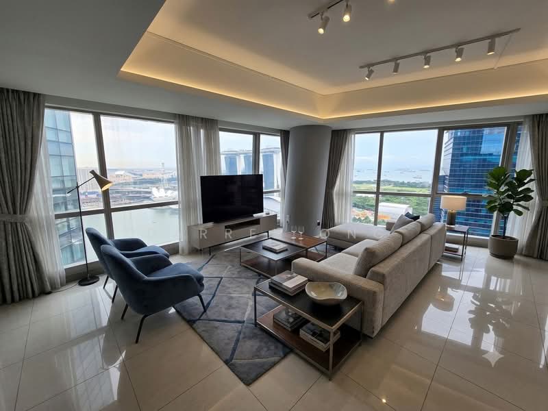 The Sail @ Marina Bay, 6 Marina Boulevard, 4 Bedrooms, 2,100 sqft, Condominium For Sale, by Darren Ong, 500189446 - Living Room - PropertyGuru.com.sg
