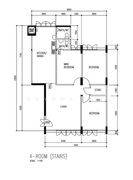 204 Ang Mo Kio Avenue 3, 204 Ang Mo Kio Avenue 3, 3 Bedrooms, 990 sqft, HDB Flat For Sale, by Gaynor Lim, 500189538 - PropertyGuru.com.sg