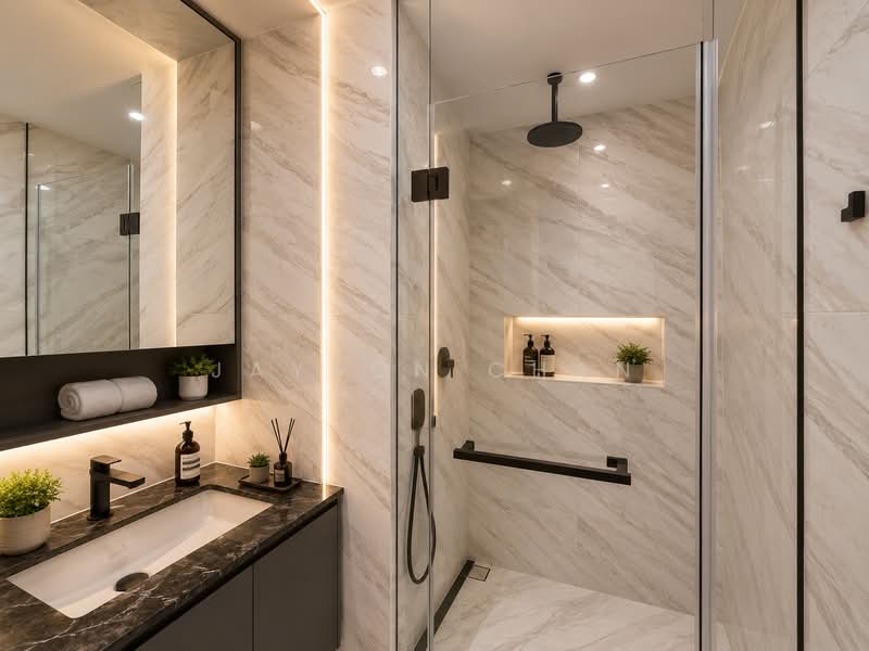 The Landmark, 173 Chin Swee Road, 2 Bedrooms, 678 sqft, Condominium For Rent, by Jayson Chan, 500189540 - Bathroom - PropertyGuru.com.sg