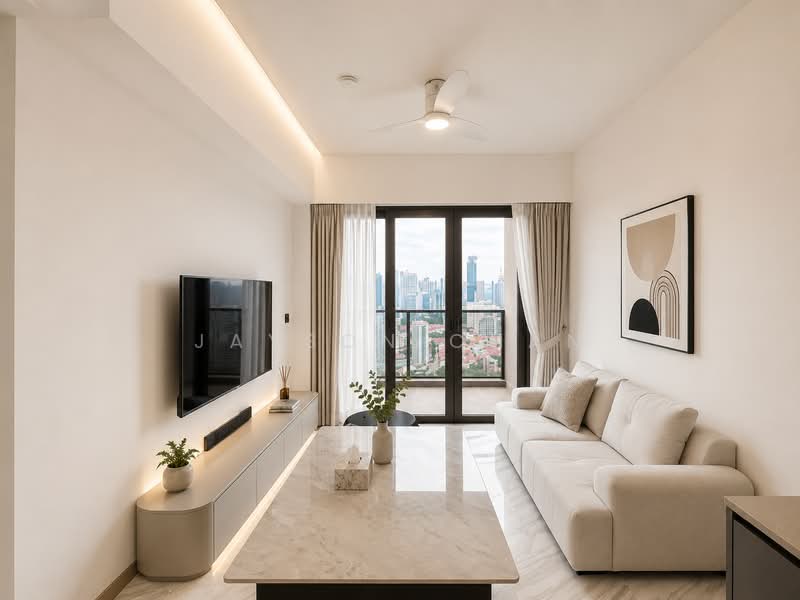 The Landmark, 173 Chin Swee Road, 2 Bedrooms, 678 sqft, Condominium For Rent, by Jayson Chan, 500189540 - Living Room - PropertyGuru.com.sg