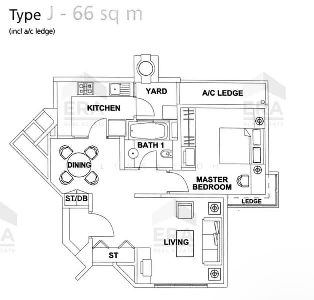 Edelweiss Park Condo, 90 Flora Road, 1 Bedroom, 710 sqft, Condominium For Rent, by Alyssa Poh, 500189603 - PropertyGuru.com.sg