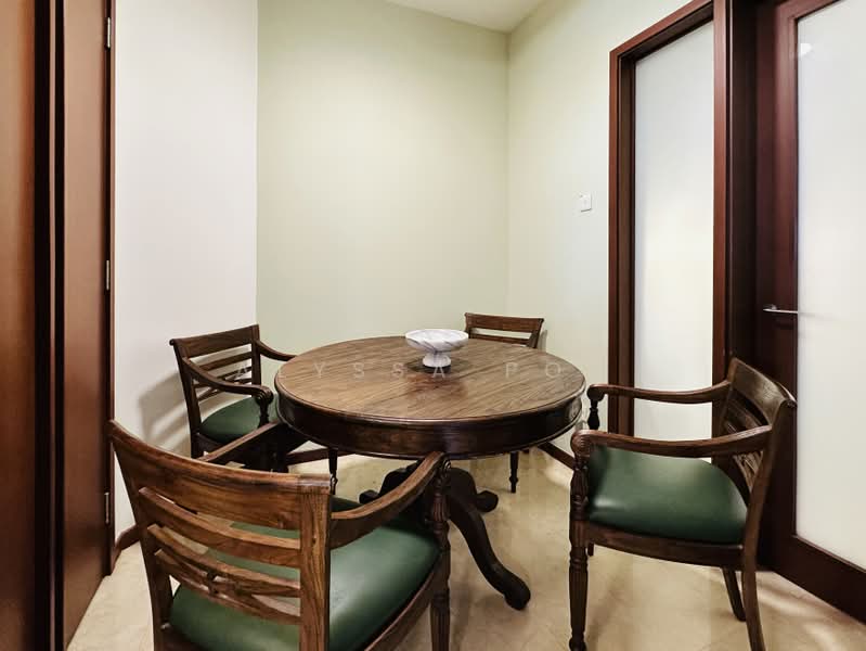 Edelweiss Park Condo, 90 Flora Road, 1 Bedroom, 710 sqft, Condominium For Rent, by Alyssa Poh, 500189603 - Dining Room - PropertyGuru.com.sg