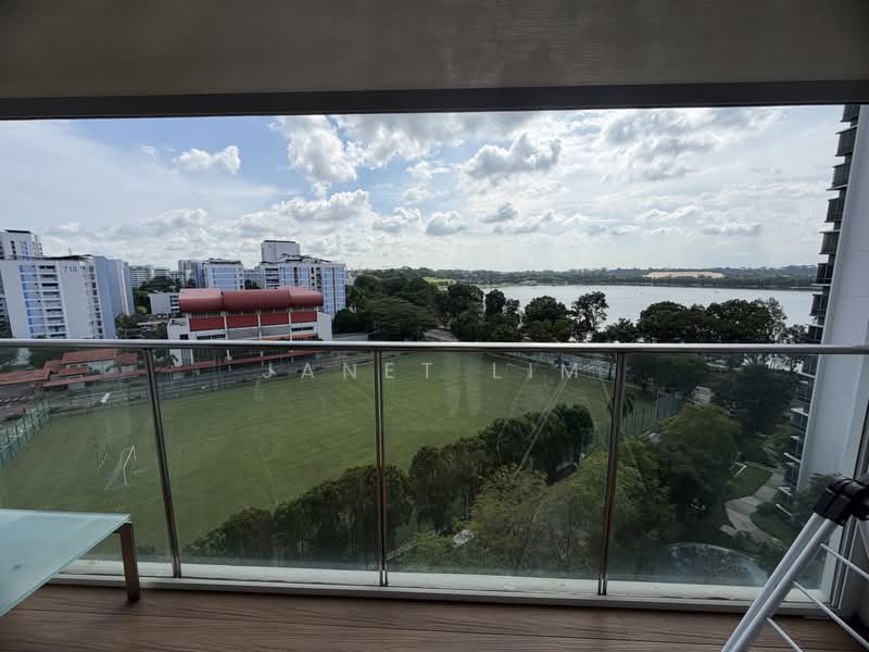 Waterfront Isle, 736 Bedok Reservoir Road, 2 Bedrooms, 904 sqft, Condominium For Rent, by Janet Lim, 500189622 - Balcony - PropertyGuru.com.sg