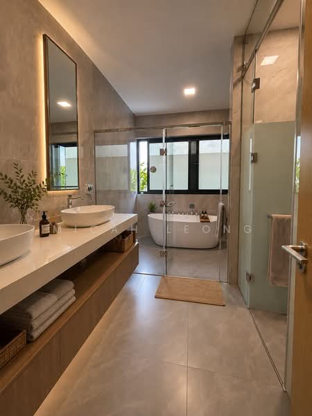 Serangoon Gardens Semi-D | Completed 2025 | Private Lift | 7BR (All Ensuite) | 9,500 sqft, , 7 Bedrooms, 9,500 sqft, Semi-Detached House For Sale, by Micah Leong, 500189626 - Bathroom - PropertyGuru.com.sg