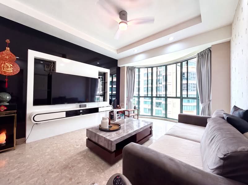 Yew Mei Green, 52 Choa Chu Kang North 6, 3 Bedrooms, 1,410 sqft, Condominium For Sale, by Terence Xie, 500189627 - Living Room - PropertyGuru.com.sg
