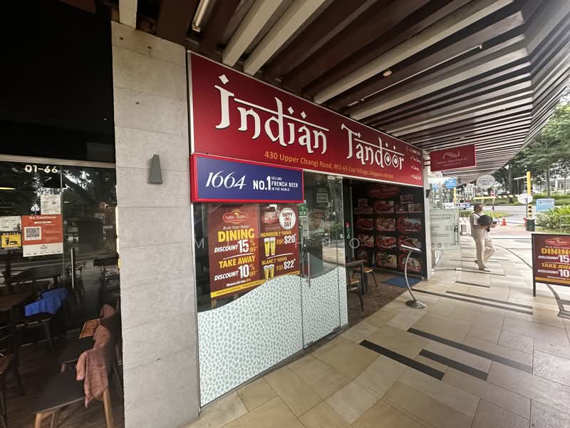 East Village, 430 Upper Changi Road, 1,303 sqft, Food & Beverage For Sale, by MJ Zhuo, 500189636 - CommercialGuru.com.sg