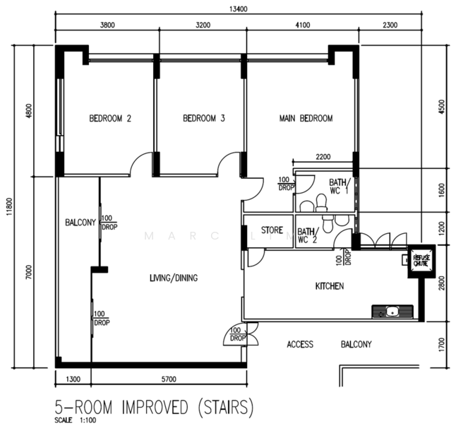 796 Yishun Ring Road, 796 Yishun Ring Road, 3 Bedrooms, 1,302 sqft, HDB Flat For Sale, by Marc Lim, 500189659 - PropertyGuru.com.sg