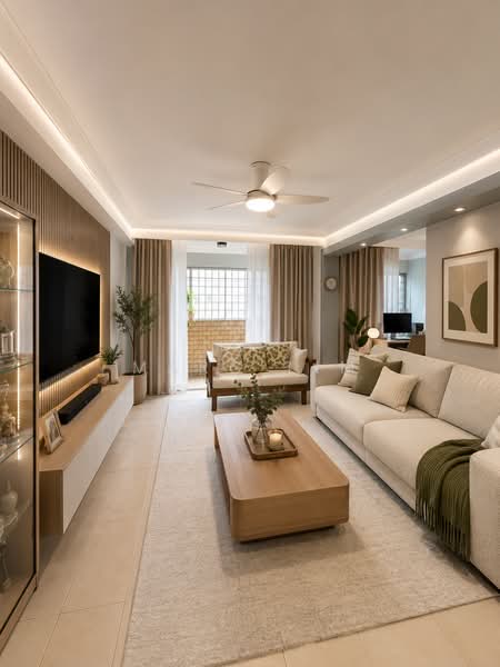 796 Yishun Ring Road, 796 Yishun Ring Road, 3 Bedrooms, 1,302 sqft, HDB Flat For Sale, by Marc Lim, 500189659 - Living Room - PropertyGuru.com.sg