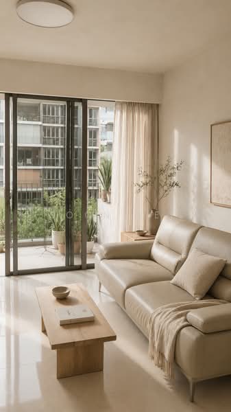 Sol Acres, 8 Choa Chu Kang Grove, 3 Bedrooms, 1,066 sqft, Executive Condominium For Sale, by Soon Wei Jie, 500189670 - Living Room - PropertyGuru.com.sg