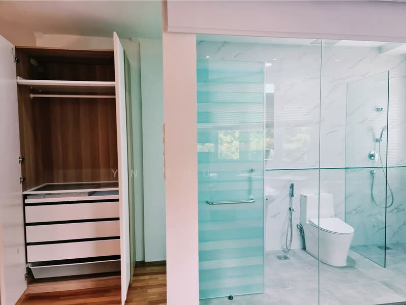 Beautifully Designed Studio with Attached Bathroom & Kitchenette near Kembangan MRT, Changi Road, Studio, 400 sqft, Shophouse For Rent, by Yn Shu Tan, 500189690 - Bathroom - PropertyGuru.com.sg