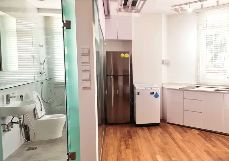 Beautifully Designed Studio with Attached Bathroom & Kitchenette near Kembangan MRT, Changi Road, Studio, 400 sqft, Shophouse For Rent, by Yn Shu Tan, 500189690 - Bathroom - PropertyGuru.com.sg