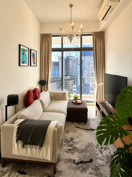 Spottiswoode Suites, 16 Spottiswoode Park Road, 3 Bedrooms, 743 sqft, Condominium For Rent, by Lawrence Quek, 500189753 - Living Room - PropertyGuru.com.sg