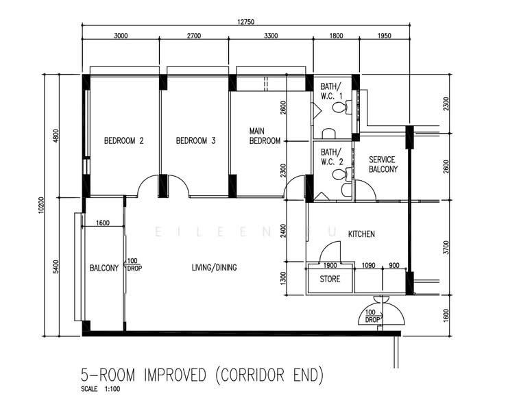 626 Choa Chu Kang Street 62, 626 Choa Chu Kang Street 62, 3 Bedrooms, 1,302 sqft, HDB Flat For Sale, by Eileen Fu, 500189805 - PropertyGuru.com.sg