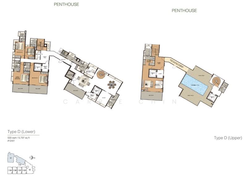 Residences @ Emerald Hill, 119 Emerald Hill Road, 5 Bedrooms, 5,769 sqft, Condominium For Sale, by Carrie Chin, 500189813 - PropertyGuru.com.sg