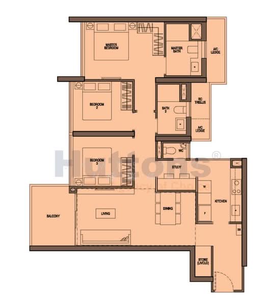 Seaside Residences, 18 Siglap Link, 3 Bedrooms, 1,302 sqft, Apartment For Rent, by James Yio (杨瑞华), 500189816 - PropertyGuru.com.sg