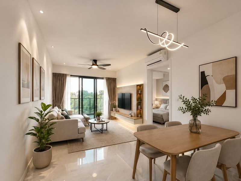 Normanton Park, 47 Normanton Park, 3 Bedrooms, 936 sqft, Condominium For Sale, by Jeslin Pear, 500189830 - Living Room - PropertyGuru.com.sg