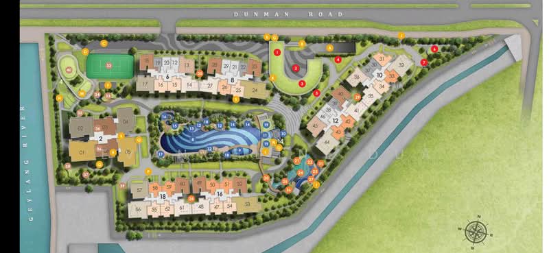 Grand Dunman, 18 Dunman Road, East Coast / Marine Parade, 2 Bedrooms, 667 sqft, Condominium For Sale, by Evangeline Dua, 500189834 - Exterior - PropertyGuru.com.sg