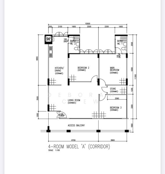 124 Simei Street 1, 124 Simei Street 1, 3 Bedrooms, 1,108 sqft, HDB Flat For Sale, by Deborah Chew, 500189838 - PropertyGuru.com.sg