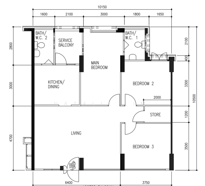 740 Woodlands Circle, 740 Woodlands Circle, 3 Bedrooms, 1,097 sqft, HDB Flat For Sale, by Natalie Lim, 500189845 - PropertyGuru.com.sg