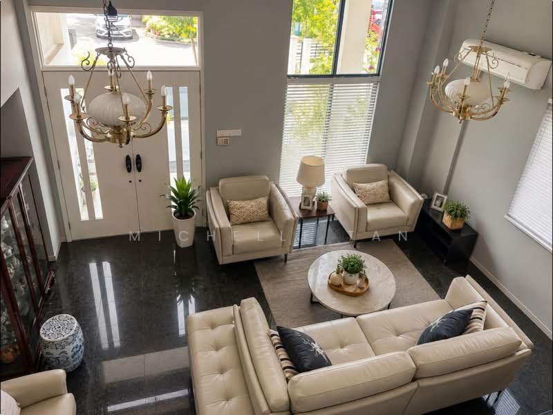 Tai Keng Villas, Jalan Kelichap, 5 Bedrooms, 3,089 sqft, Corner Terrace For Sale, by Michelle Tan, 500189846 - Living Room - PropertyGuru.com.sg