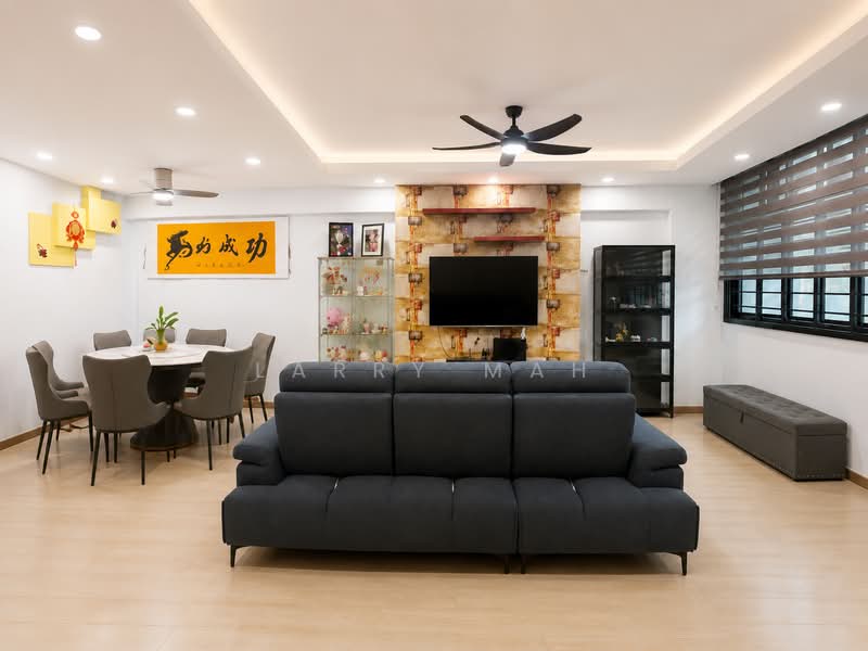576 Woodlands Glen, Woodlands Drive 16, 3 Bedrooms, 1,184 sqft, HDB Flat For Sale, by Larry Mah, 500189863 - Living Room - PropertyGuru.com.sg