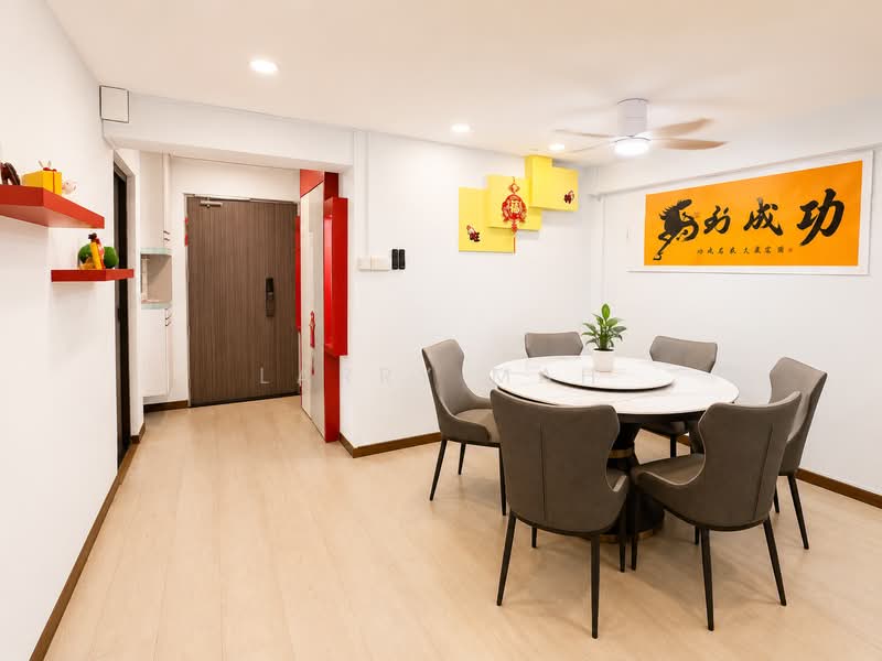 576 Woodlands Glen, Woodlands Drive 16, 3 Bedrooms, 1,184 sqft, HDB Flat For Sale, by Larry Mah, 500189863 - Dining Room - PropertyGuru.com.sg