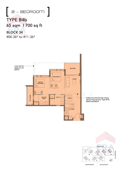 Leedon Green, 34 Leedon Heights, 2 Bedrooms, 700 sqft, Condominium For Sale, by Jensen Lee, 500189871 - PropertyGuru.com.sg