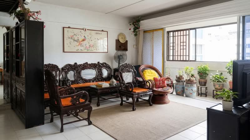 104 Jalan Rajah, 104 Jalan Rajah, 3 Bedrooms, 1,485 sqft, HDB Flat For Sale, by Jasmine Chew, 500189895 - Living Room - PropertyGuru.com.sg