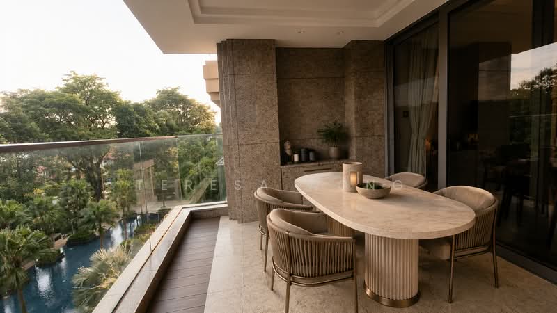 Parkview Eclat, 138 Grange Road, 3 Bedrooms, 2,895 sqft, Condominium For Sale, by Teresa Wong, 500189904 - Balcony - PropertyGuru.com.sg