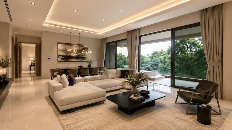 Parkview Eclat, 138 Grange Road, 3 Bedrooms, 2,895 sqft, Condominium For Sale, by Teresa Wong, 500189904 - Living Room - PropertyGuru.com.sg