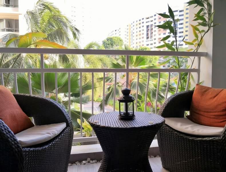 Aquarius By The Park, 1 Bedok Reservoir View, 3 Bedrooms, 1,206 sqft, Condominium For Sale, by Kavin Kuah, 500189910 - Balcony - PropertyGuru.com.sg