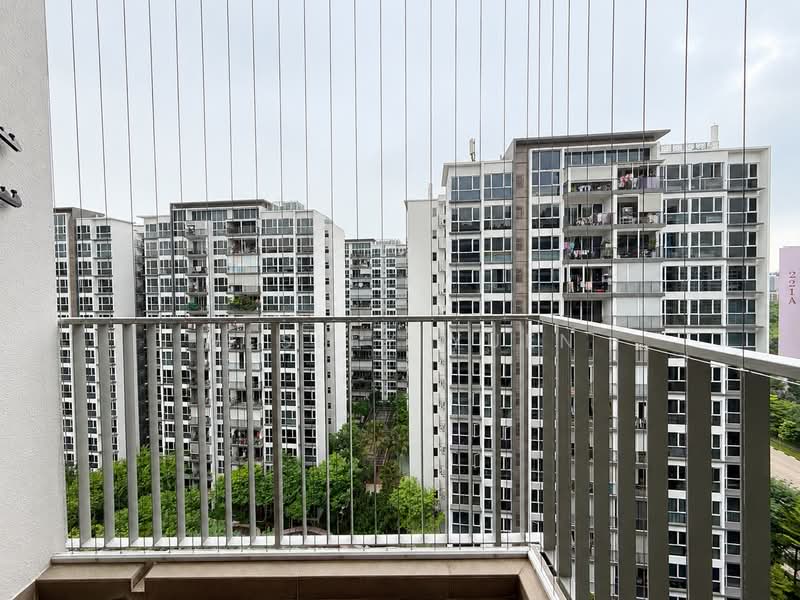 Twin Waterfalls, 104 Punggol Walk, 3 Bedrooms, 915 sqft, Executive Condominium For Sale, by Wesley Yuen, 500189912 - Balcony - PropertyGuru.com.sg