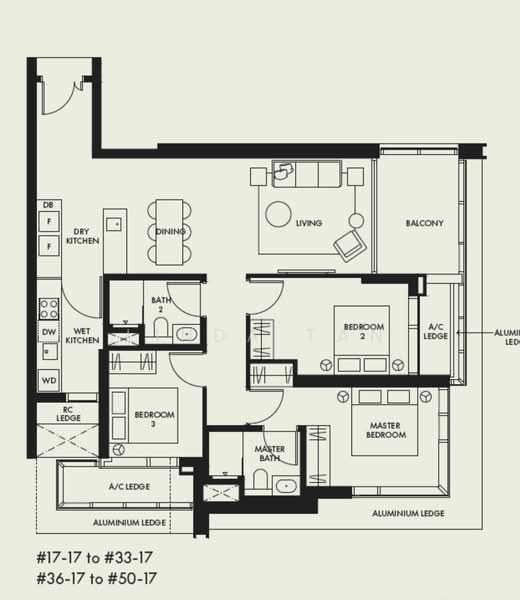 W Residences Marina View - Singapore, 22 Marina View, 3 Bedrooms, 1,195 sqft, Condominium For Sale, by Linda Tan, 500189920 - PropertyGuru.com.sg