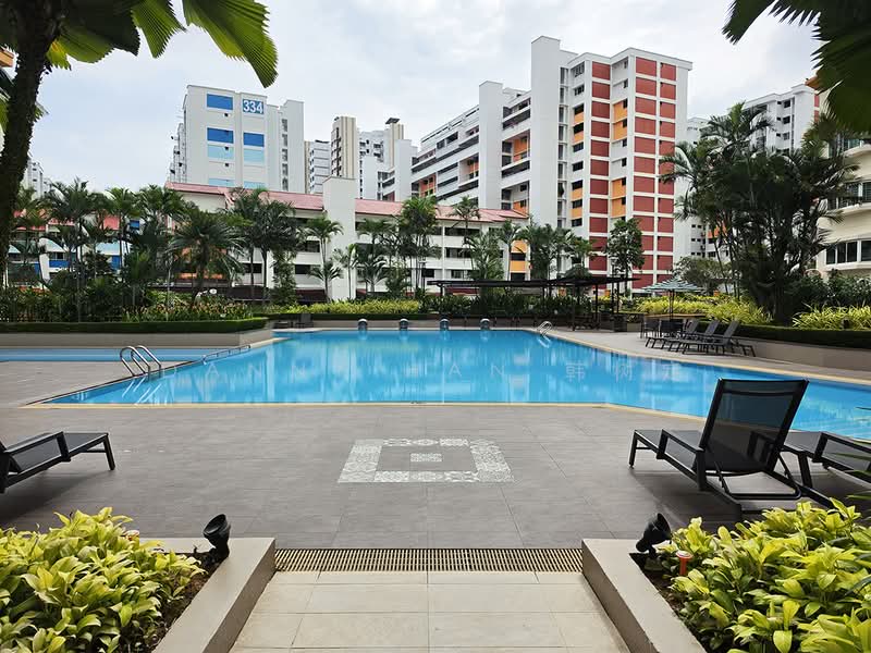 Evergreen Park, 31 Hougang Avenue 7, 3 Bedrooms, 1,173 sqft, Condominium For Rent, by Danny Han 韩树定, 500189944 - Pool - PropertyGuru.com.sg