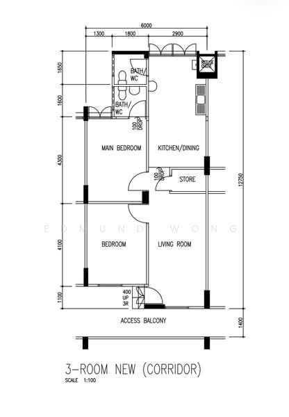244 Hougang Street 22, 244 Hougang Street 22, 2 Bedrooms, 721 sqft, HDB Flat For Sale, by Edmund Wong, 500189989 - PropertyGuru.com.sg