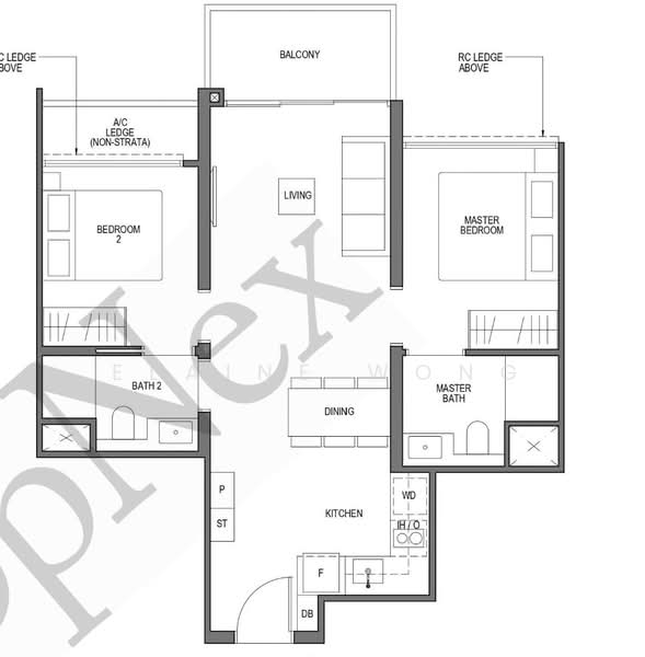Lentor Mansion, 52 Lentor Gardens, 2 Bedrooms, 657 sqft, Condominium For Sale, by Elaine Wong, 500190002 - PropertyGuru.com.sg