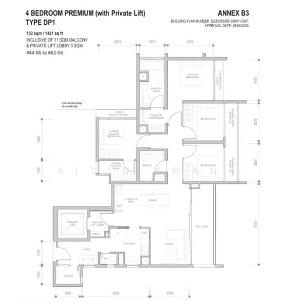 Promenade Peak, 1 Zion Road, 4 Bedrooms, 1,421 sqft, Condominium For Sale, by Alvin Kwan, 500190018 - PropertyGuru.com.sg