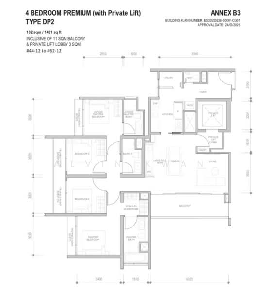 Promenade Peak, 1 Zion Road, 4 Bedrooms, 1,421 sqft, Condominium For Sale, by Alvin Kwan, 500190018 - PropertyGuru.com.sg