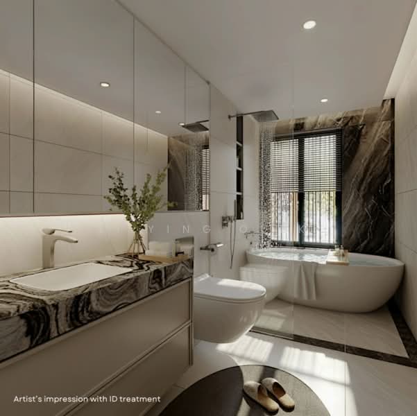 Sembawang Hills Estate, Sembawang Hills Drive, 5 Bedrooms, 7,299 sqft, Terraced House For Sale, by Li Ying Quek, 500190020 - Bathroom - PropertyGuru.com.sg