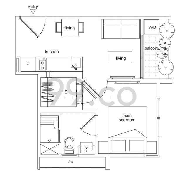Suites @ Shrewsbury, 84 Shrewsbury Road, 1 Bedroom, 344 sqft, Condominium For Sale, by Melvin Lo, 500190052 - PropertyGuru.com.sg