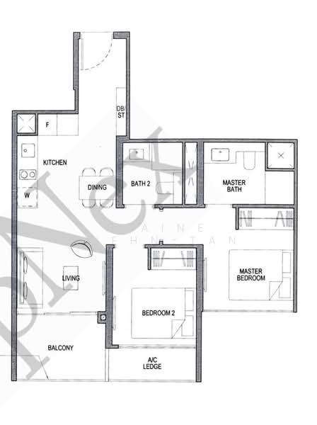 Park Colonial, 4 Woodleigh Lane, 2 Bedrooms, 678 sqft, Condominium For Rent, by Elaine Kuehn-Tan, 500190168 - PropertyGuru.com.sg