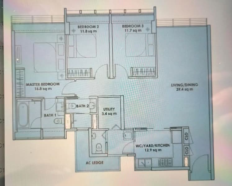 City Square Residences, 6 Kitchener Link, 3 Bedrooms, 1,206 sqft, Condominium For Rent, by Jason Tan, 500190182 - PropertyGuru.com.sg