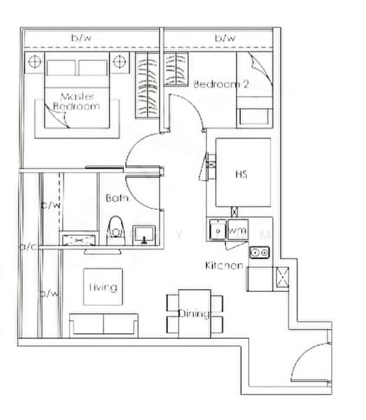 Vibes @ Kovan, 93 Kovan Road, 2 Bedrooms, 570 sqft, Condominium For Sale, by Jenny Lum, 500190229 - PropertyGuru.com.sg